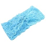 shuohu Baby Toddler Girl 'sキッズCuteターバンノットレースリボンカチューシャ US サイズ: One Size カラー: ブルー