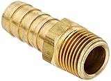 anderson metals corp 717001-0806 1/2 -Inch Hose ID x 3/8 -Inch Male Pipe Thread, Brass, Barb Insert 