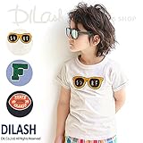 (ディラッシュ) DILASH半袖ワッペンＴシャツ/夏 100 ブルー