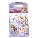 ディズニープリンセス　11pc　ステーショナリーセット　ブルー　10156【文具　ステーショナリー　文房具　キャラクター　子供用】