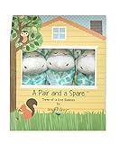 Angel Dear Pair and a Spare 3 Piece Blanket Set Box, Turquoise Giraffe by Angel Dear