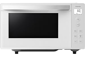 TOSHIBA(東芝) 電子レンジ 17L 縦開き 単機能 フラットテーブル レンジ バックライト液晶 一人暮らし お弁当 解凍/あたため 900W時短あたため シンプルボタン 簡単操作 ER-S17ZB (W) ホワイト 新社会人 ヘルツフリー