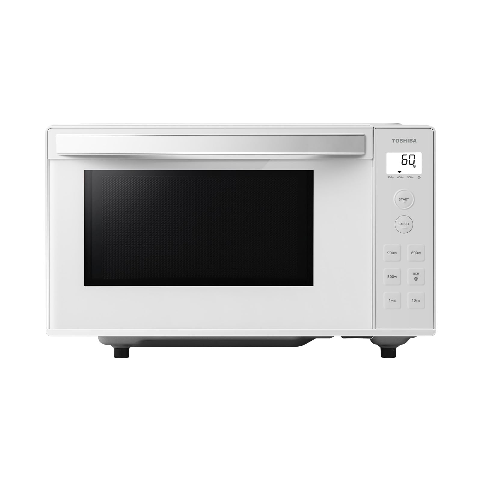 TOSHIBA(東芝) 電子レンジ 17L 単機能 フラットテーブル レンジ ER-S17ZB(W) ホワイト | 縦開き バックライト液晶 一人暮らし お弁当 解凍/あたため 900W時短あたため シンプルボタン 簡単操作 新社会人 新生活 ヘルツ