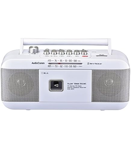Amazon.co.jp: オーム電機 AudioComm ポータブルラジカセ ラジオ