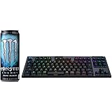 【Amazon.co.jp 限定】 Logicool G ロジクール G ゲーミングキーボード 有線 G913-TKL-LNBK + アサヒ飲料 モンスターエナジー ゼロシュガー 355ml×24本 [エナジードリンク]
