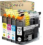 ブラザー 用 LC113-4PK (PGBK/C/M/Y) 4色パック 残量表示可能 ICチップ付 互換インクカートリッジ 【F・L・C製 /1年サポート】BK顔料