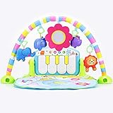子供の音楽ゲーム毛布の赤ちゃんフィットネスラック赤ちゃん多機能ペダルのピアノのおもちゃすべての季節は、新生児のためのカラフルな