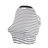 KINDOYO ウルトラソフト4-in-1マルチユースベビーストレッチカバーカーシートキャノピー/看護カバー/ショッピングカートカバー/インフィニティスカーフベビー用パーフェクトギフト