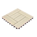 人工木　ウッドパネル　タイプC　9枚セット　ナチュラル