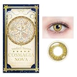 パーフェクトシリーズ コスマギア NOVA ノヴァ 度あり (1箱6枚) コスプレ カラコン 黄色 イエロー【PN03 天使の旋律 -4.50】