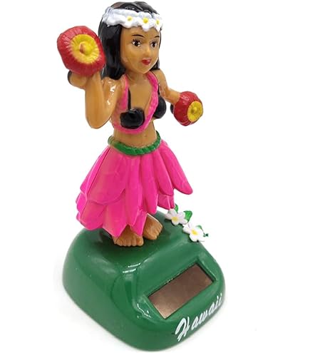 Amazon.co.jp: 踊るハワイの女の子、ソーラーパワーのハワイアン