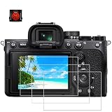 A7M4スクリーンプロテクター、a7IVスクリーンプロテクター、Sony a7ivデジタルカメラ用、9H Dardness強化ガラススクリーンフィルム、フルカバー保護フィルム Sony AlphaI a7 IV/A74+用 2*ホットシュー。