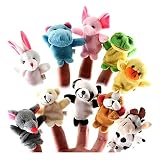 DRASAWEE(JP)指人形　10個セット　かわいい　フィンガー　パペット おもちゃ　子供　保育玩具　人形劇　小道具