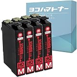 【横トナ】エプソン用 IC69 砂時計 互換インク ICM69 マゼンタ 4本 残量表示対応 対応機種：PX-045A / PX-046A / PX-047A / PX-105 / PX-405A / PX-435A / PX-436A / PX-437A / PX-505F / PX-535F / PX-S505