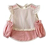 [C]コットンの子供のエプロンの料理ペインティングスモックキッズアーティストエプロン