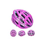 HORIZON 軽量 サイクリング 自転車 用 ヘルメット キッズ ジュニア 子供 用 ダイヤル アジャスター 付き (紫)