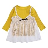 Chaufly ベビースカート 子供服 女の子 Aライン ドレス 洋服 フォーマル キッズ ドレス 可愛い 発表会 パーティー 超柔らかい 長袖 春秋 綿 パーティー プレゼント
