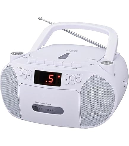 Amazon.co.jp: CDラジカセ ポータブル コンセント 乾電池 ラジオ