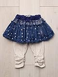 Kid's zoo (キッズズー) ベビー スター チュール スカッツ 赤ちゃん ベビー服 女の子 スパッツ スカート 付き レギンス 90㎝ ネイビー 50198 50198033