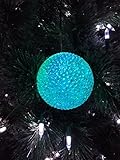 3 Color changing led snowball ornament with 6 hr Timer. Batteries are not included. This LED light s