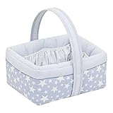 Cambrass Layette Basket (Star Blue) by Cambrass