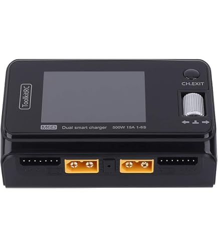 Amazon.co.jp: ToolkitRC M6DAC デュアルチャンネル ラジコン スマート