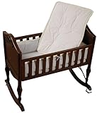 Baby Doll Bedding Minky Diamond Mini Crib/ Port-a-Crib Bedding Set, Ecru by BabyDoll Bedding