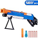 Gun Toy Buildingブロック、模造Shooter Pretend Play Game, Foam Darts Blaster Stem Learning Toys Gift for Age