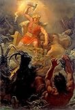 Tors Fight With the Giants – Mårten Eskil Winge – Unframed 24" by 35" AC-201514206-2435