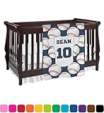 Baseball jersey baby blanket ( Personalized ) Baby Blanket レッド mi-baby-blanket-fb+474607