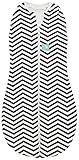 ergoPouch ER0-3NAVY0.2 ergoCocoon 0.2 TOG Swaddle and Sleep Bag, Navy Chevron, 0-3 Months [並行輸入品]