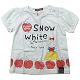 《春夏対応》 nico hrat(ニコフラート) 製品洗い加工済み 42/2天竺半袖T白雪姫シャツ 100cm /OW NO.B-270107