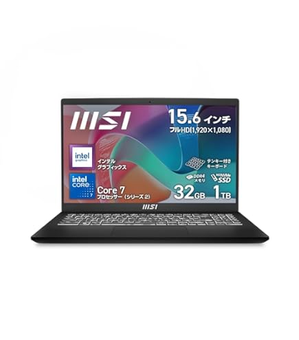 Amazon.co.jp: 【薄型コンパクト・軽量1.4kg】【Corei7搭載】MSI