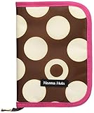 ハンナフラ(Hanna Hula) 母子手帳ケース(マルチケース) Mサイズ モカドット