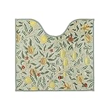 川島織物セルコン Morris Design Studio モリスデザインスタジオ トイレマット フルーツ グリーン 60×65cm FT1703 日本製 洗える