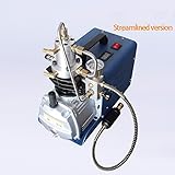 High Pressure Pump 30mpa Electric Air Pump Compressor Water Cooled Single Cylinder Streamlined Versi