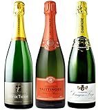 【人気シャンパン飲み比べ3本セット】] [ジョリー・ド・トレビュイ] [テタンジェ レ・フォリ・ド・ラ・マルケットリー][ブリュット・ダンジャン・フェイ シャンパーニュ] 辛口 フランス 750ml×3本 箱なし [並行輸入品]