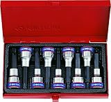 KT Pro Tools 4119PR 1/2" Drive 9-Piece Torx Head Deep Bit Socket Set [並行輸入品]
