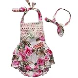 Flower Tiger SLEEPWEAR ベビー・ガールズ カラー: ピンク