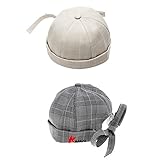 Baoblaze 2個セット　ハット　旅行　ベージュとブラック　軽量
