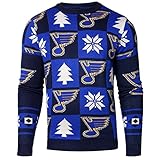 NHLセントルイス・ブルースユニセックスPatches UGLYクルーネックセーター – メンズダブルExtra Large , XXLサイズ