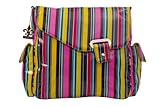 Kalencom Ozz Coated New Flap Bag, Petal Stripes by Kalencom
