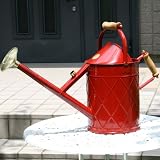 英国　HAWS　アウトドア　木製ハンドル　ヘリテイジカン　９L (ルビー)