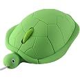 Amazon | USB有線マウス かわいい動物カメの形 Mサイズ 光学式 面白いタートルの形キャラクターマウス 子供用 PC/ノートパソコン ...