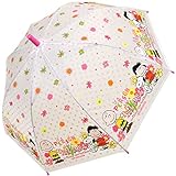 子供 傘 ジャンプカサ 50cm 55cm Disney ディズニー スヌーピーワンタッチ 雨傘 雨具 学童傘 8本骨 女の子 男の子 50cm スヌーピー（ピンク）