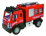 童友社 (Doyusha) はたらく車両ミニ 27MHz 1/64 化学消防車 電動ラジオコントロール 14474