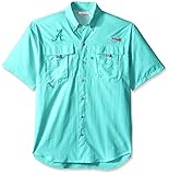 NCAA Alabama Crimson TideメンズCollegiate Bahama半袖シャツ L ブルー