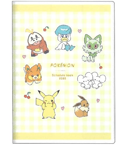 Amazon.co.jp: カミオジャパン ポケモン 手帳 2024年 B6 マンスリー