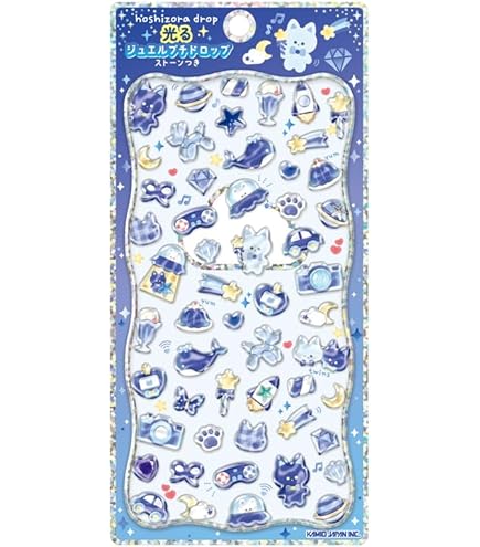 Amazon.co.jp: カミオジャパン シール ジュエルプチドロップシール だ