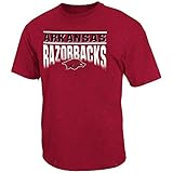 Arkansas RazorbacksコロシアムCardinal Frontlineデュアルブレンドティーシャツ X-Large